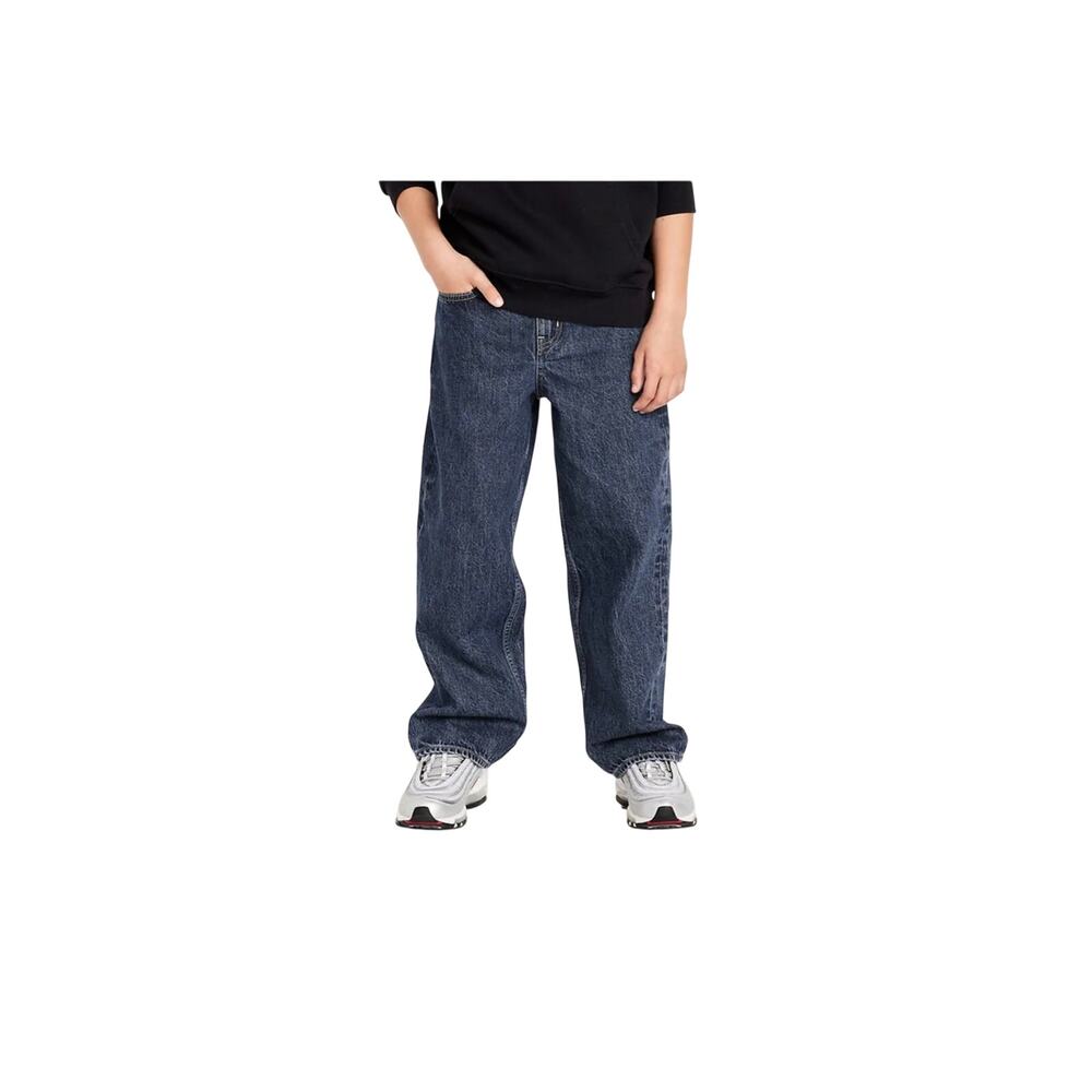 Old Navy Boys' Super Baggy Dark Wash Jeans